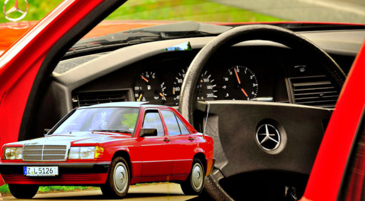 Mercedes 190e aus 1991 Definitiv auch ein Auto aus unserer Kindheit.