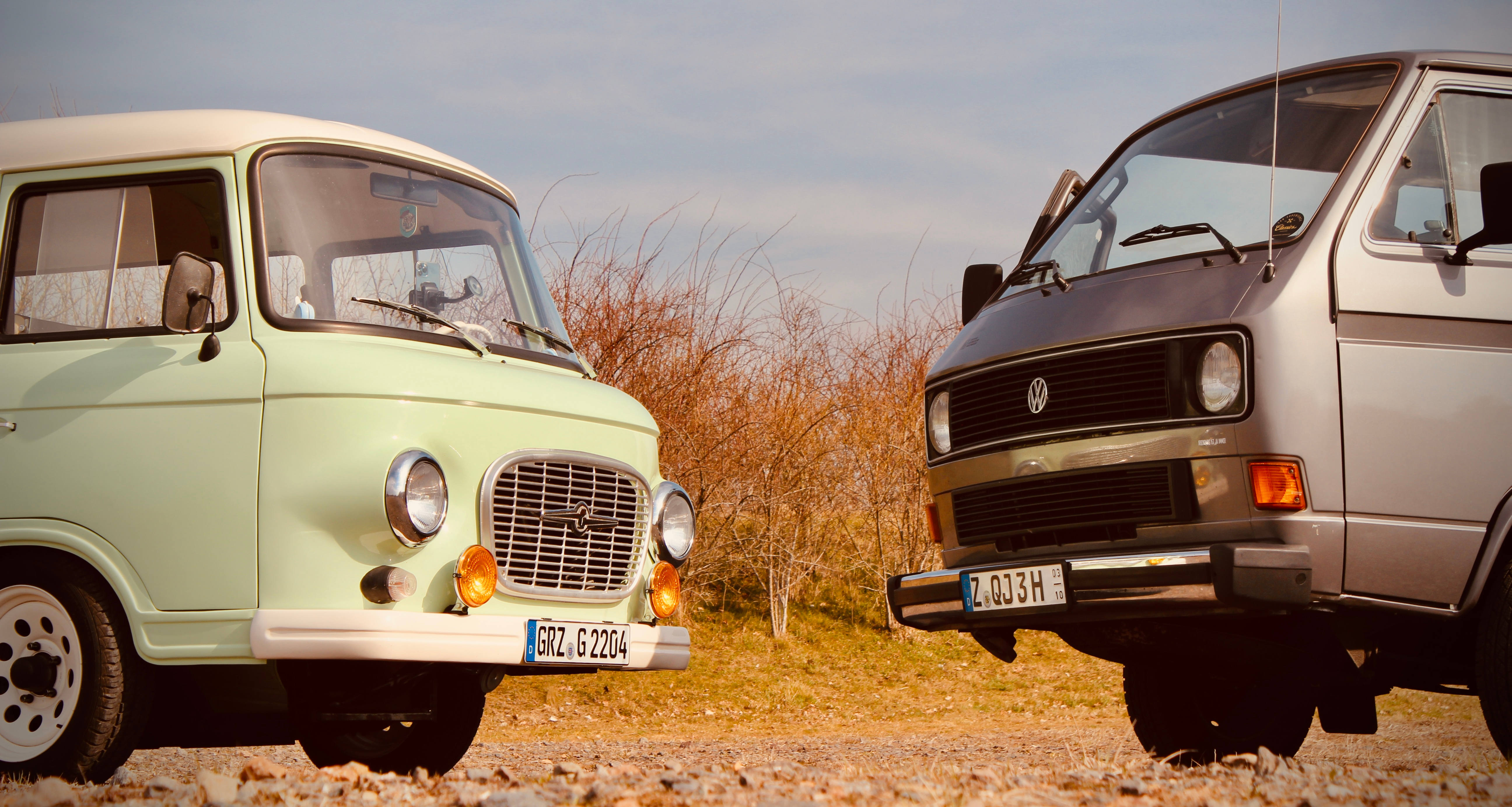 Barkas B1000 gegen den VW T3