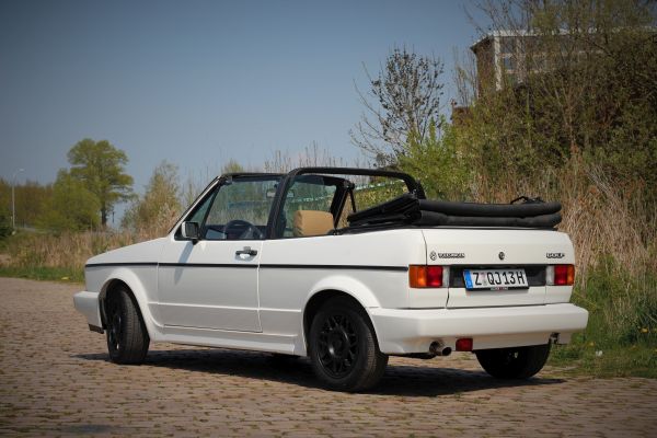 Golf 1 Cabrio - Ein Retrokanal-Dienstwagen